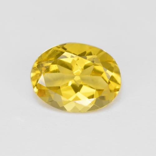 Berilo Dourado Mel amarelo Natural 1.92ct, Corte Oval, VS