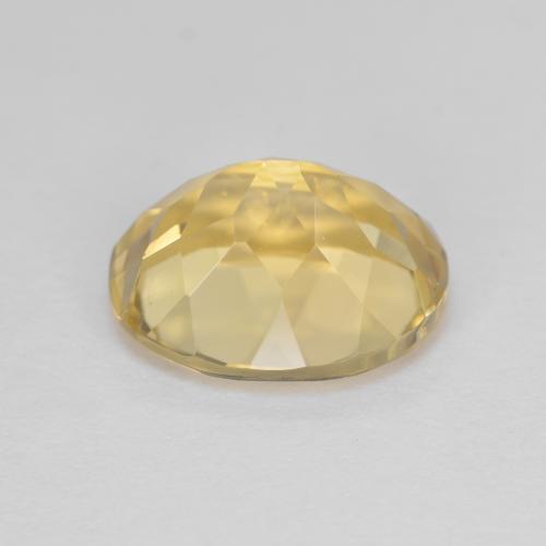 Berilo Dourado amarelo quente Natural 3.85ct, Corte Oval, VVS