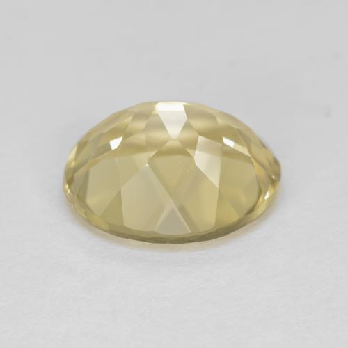 Berilo Dourado Amarelo Dourado Claro Natural 4.90ct, Corte Oval, VVS