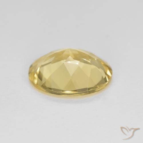 Berilo Dourado amarelo médio Natural 2.98ct, oval, VVS