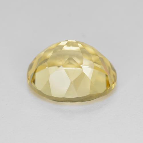 Berilo dourado amarelo natural 5,20ct, corte oval, VVS-VS