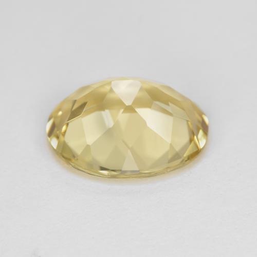 Berilo dourado amarelo natural 4,30ct, corte oval, VVS