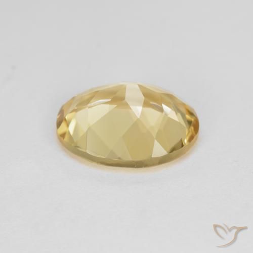 Berilo Dourado amarelo quente Natural 3.11ct, oval, VVS