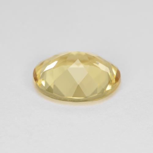 Berilo dourado amarelo natural 3,12ct, corte oval, VVS