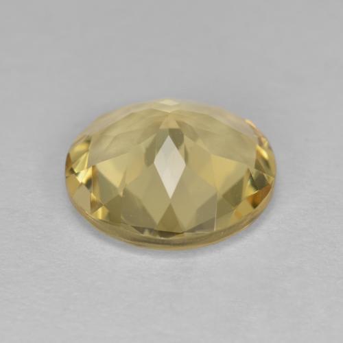 Berilo dourado amarelo natural 2,67ct, corte redondo, VVS-VS