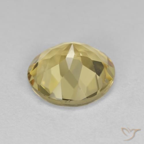 Berilo Dourado Luz amarela Natural 2.85ct, Redondo, VVS