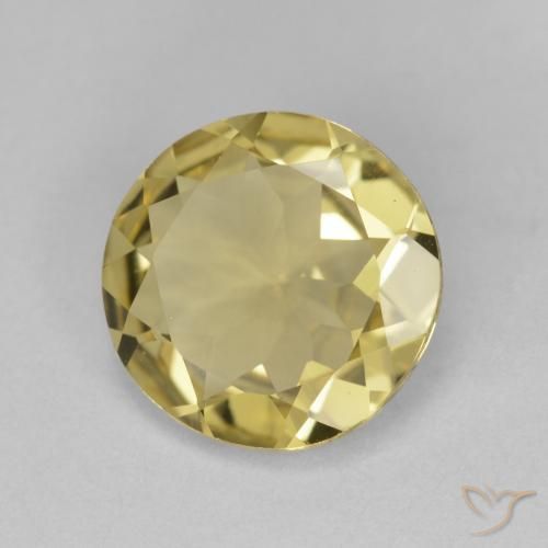 Berilo Dourado Luz amarela Natural 2.60ct, Redondo, VS