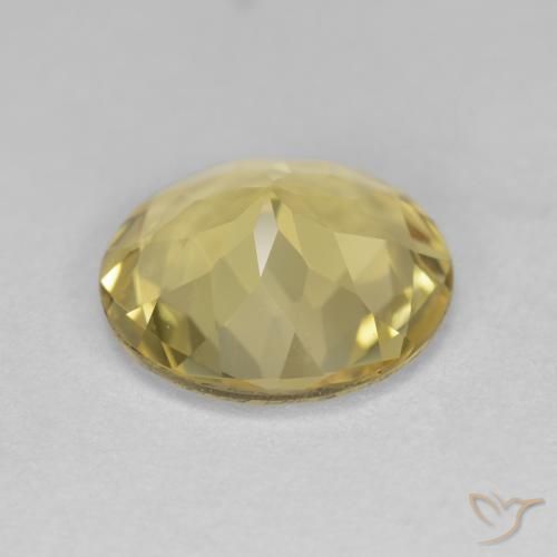 Berilo Dourado Luz amarela Natural 2.60ct, Redondo, VS
