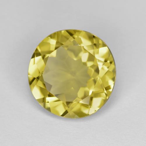 Berilo Dourado Amarelo escuro Natural 2.78ct, Corte Redondo, VVS-VS