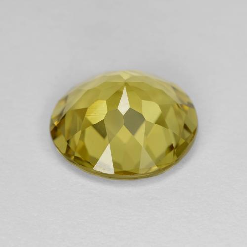 Berilo Dourado Amarelo escuro Natural 2.78ct, Corte Redondo, VVS-VS
