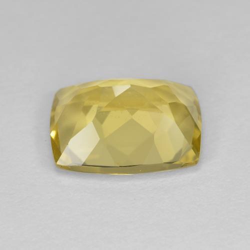 Berilo Dourado amarelo médio Natural 2.84ct, Almofada cortada, VS