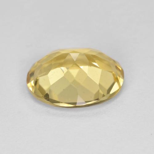 Berilo dourado amarelo natural 3,27ct, corte oval, VVS-VS