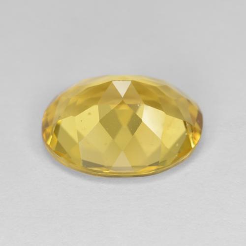 Berilo Dourado Amarelo escuro Natural 4.35ct, Corte Oval, VS