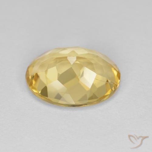 Berilo Dourado Luz amarela Natural 2.90ct, oval, VVS-VS