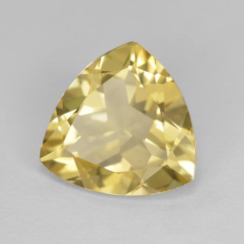 Berilo Dourado Amarelo claro médio Natural 3.36ct, Trilhão, VVS-VS