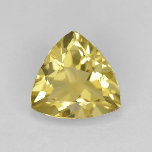 Berilo dourado amarelo natural 1,91ct, trillion, VS