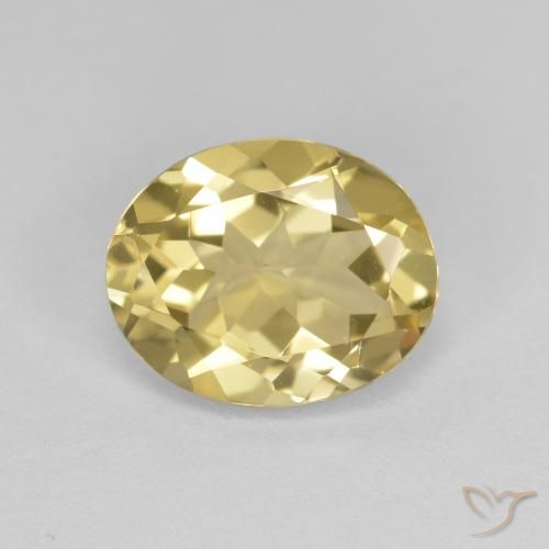 2.27ct Natural Amarelo Toscana Berilo Dourado, oval, VVS-VS