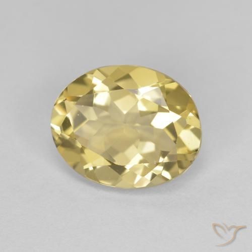 Berilo Dourado Amarelo Toscana Natural 2.27ct, oval, VVS-VS