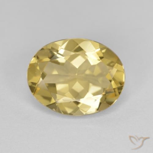 2.94ct Natural Luz amarela Berilo Dourado, oval, VVS-VS