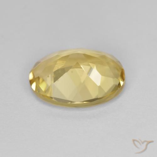 Berilo Dourado Luz amarela Natural 2.94ct, oval, VVS-VS