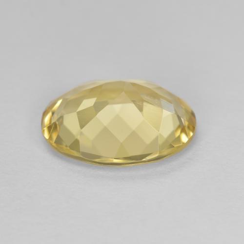 Berilo dourado amarelo natural 2,76ct, corte oval, VVS