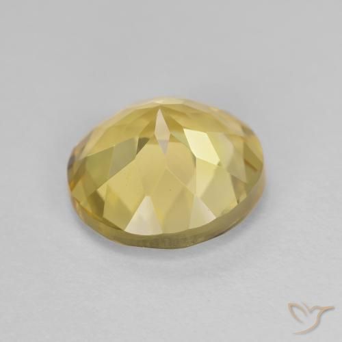 Berilo Dourado Amarelo Dourado Claro Natural 2.39ct, Redondo, VVS