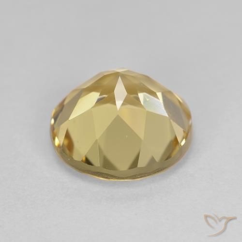Berilo Dourado Luz Dourada Natural 2.70ct, Redondo, VVS