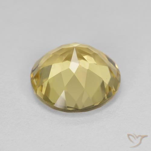 Berilo Dourado Amarelo Dourado Claro Natural 2.59ct, Redondo, VVS