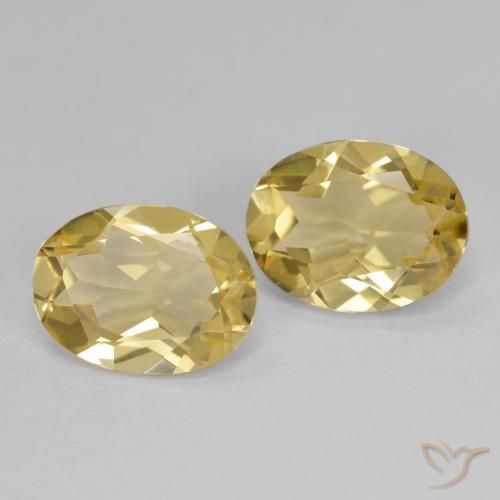 3.02ctw Natural Amarelo Dijon Berilo Dourado, oval, VVS-VS