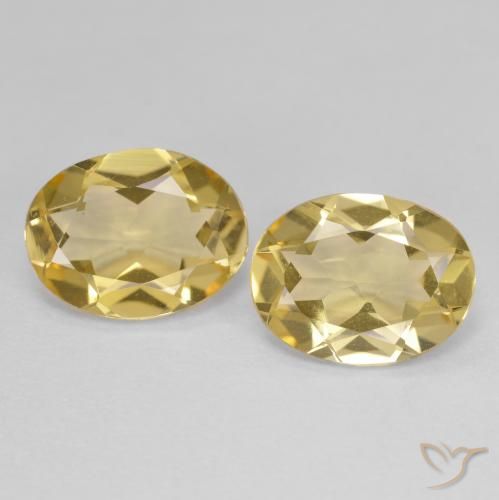 3.09ctw Natural Amarelo Dijon Berilo Dourado, oval, VS