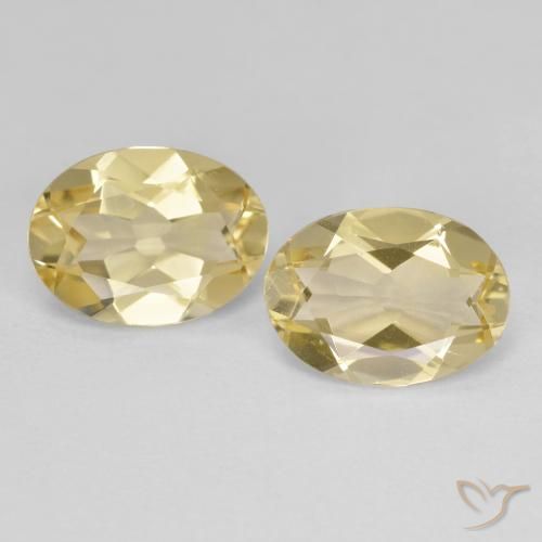 3.02ctw Natural Amarelo Dourado Claro Berilo Dourado, oval, VS