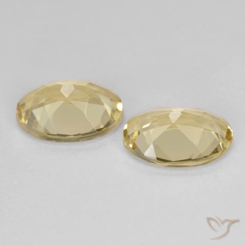Pedras preciosas de Berilo Dourado Amarelo Dourado Claro natural de 3.02 ct, oval, VS
