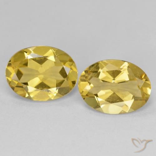 3.22ctw Natural Luz amarela Berilo Dourado, oval, VVS-VS