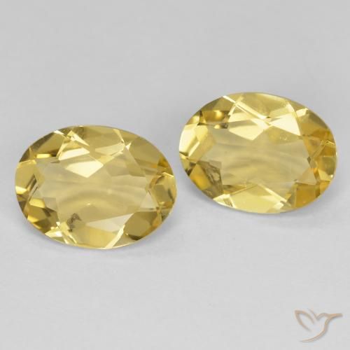 Pedras preciosas de Berilo Dourado Luz Dourada natural de 2.71 ct, oval, VVS-VS