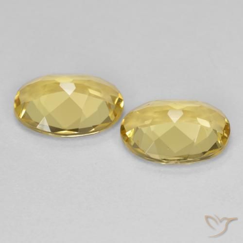 Pedras preciosas de Berilo Dourado Luz Dourada natural de 2.71 ct, oval, VVS-VS
