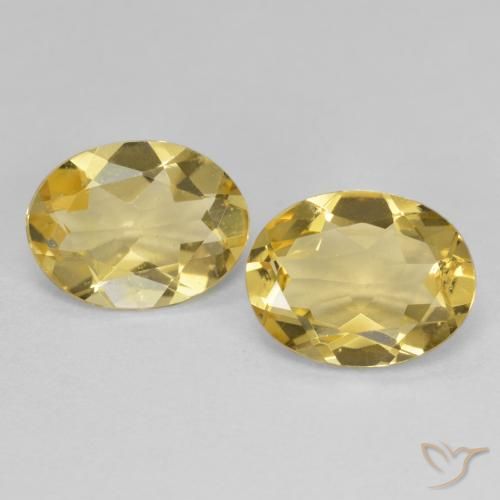 2.91ctw Natural Amarelo Dourado Claro Berilo Dourado, oval, VVS-VS