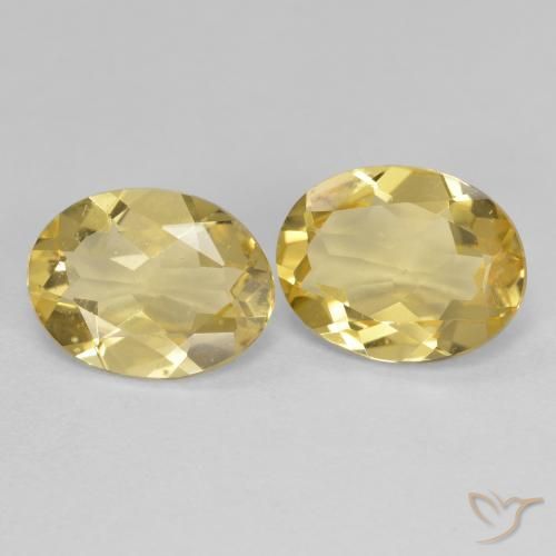 Pedras preciosas de Berilo Dourado Amarelo Dourado Claro natural de 2.91 ct, oval, VVS-VS