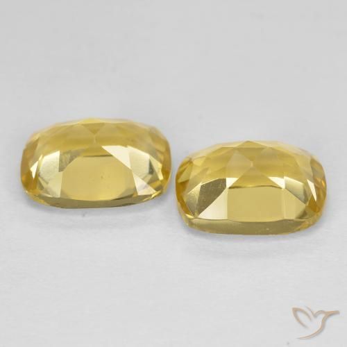 Pedras preciosas de Berilo Dourado Luz Dourada natural de 2.60 ct, Almofada, VVS-VS