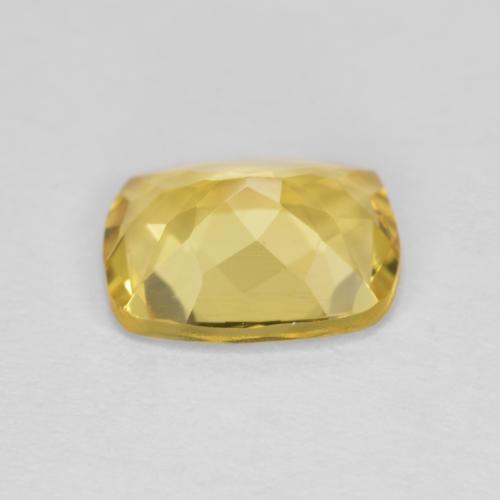 Berilo dourado amarelo natural 1,60ct, almofada cortada, VVS-VS