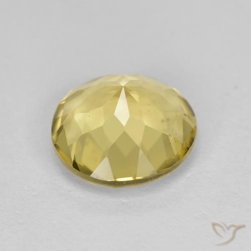 Berilo Dourado Amarelo Dourado Claro Natural 2.23ct, Redondo, VVS-VS