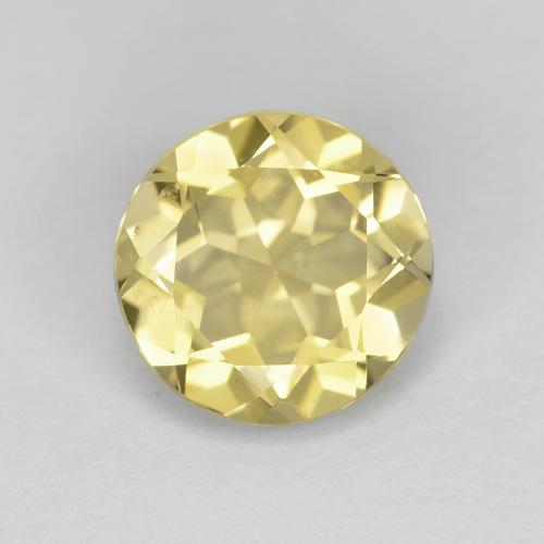 Berilo Dourado Luz Dourada Natural 1.77ct, Corte Redondo, VS