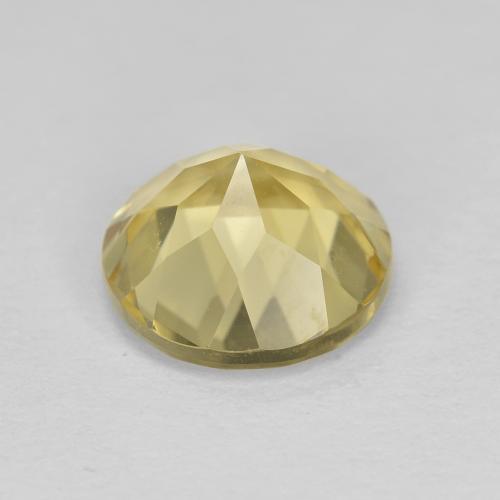 Berilo Dourado Luz Dourada Natural 1.77ct, Corte Redondo, VS