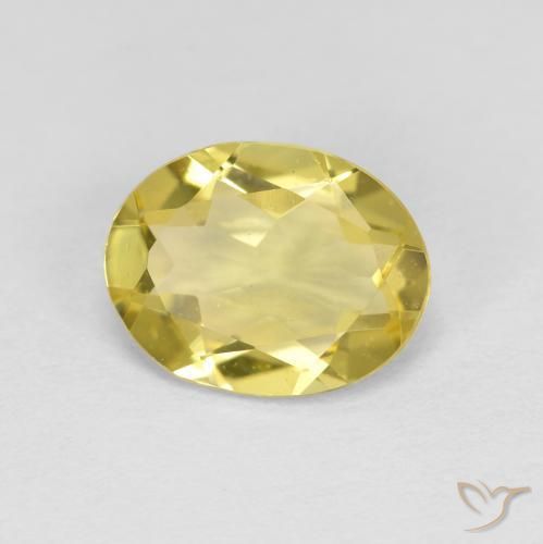 Berilo Dourado Amarelo Toscana Natural 1.38ct, oval, VS