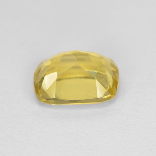 Berilo Dourado amarelo médio Natural 1.45ct, Almofada cortada, VS