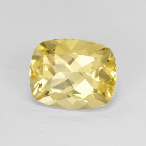 Berilo dourado amarelo natural 2,21ct, almofada cortada, VS