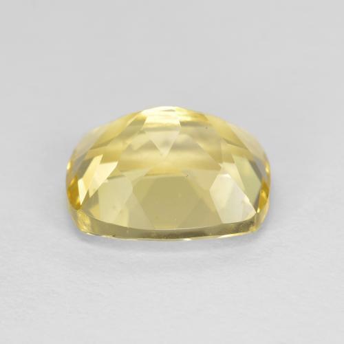 Berilo dourado amarelo natural 2,21ct, almofada cortada, VS