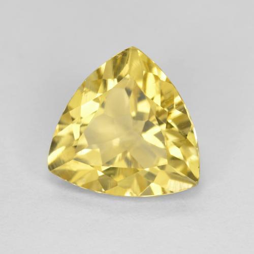 Berilo dourado amarelo natural 2,20ct, trillion, VS