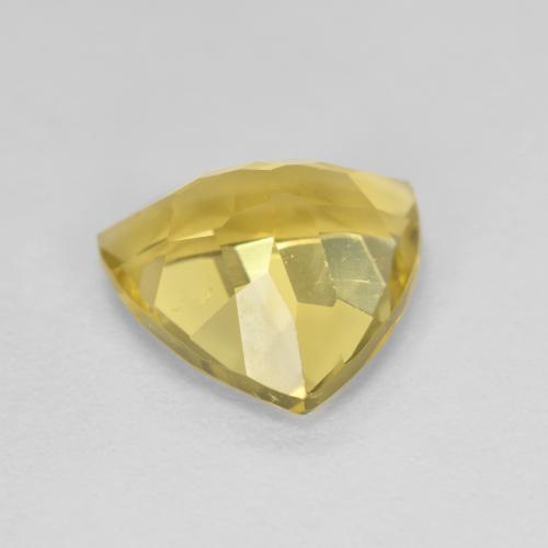 Berilo dourado amarelo natural 2,20ct, trillion, VS