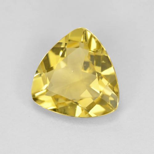 Berilo dourado amarelo natural 1,82ct, trillion, VS