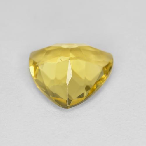 Berilo dourado amarelo natural 1,82ct, trillion, VS